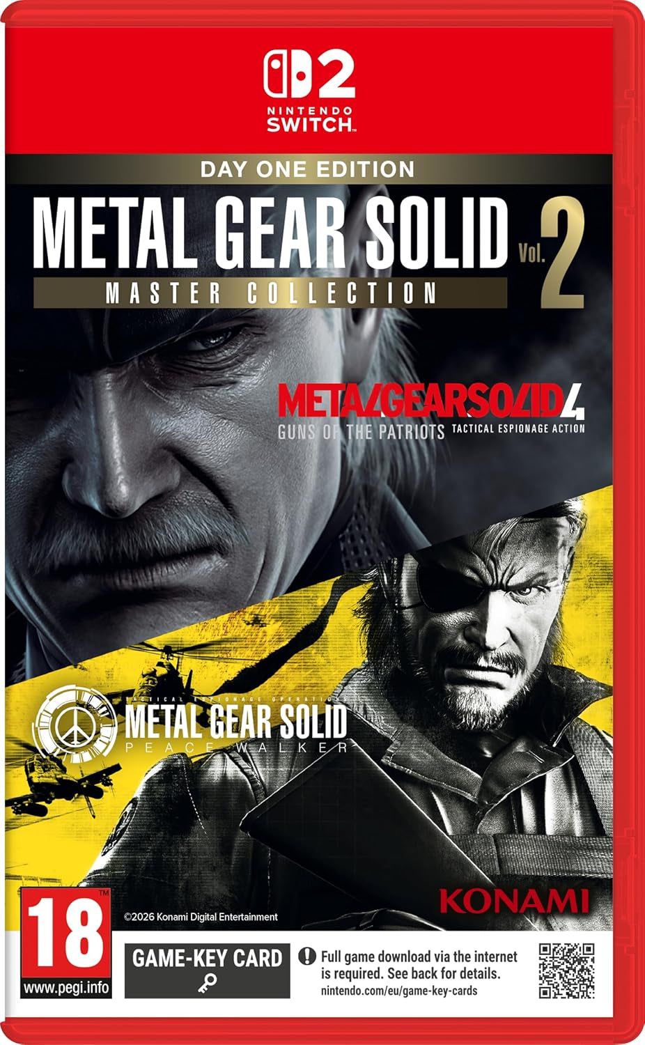 Metal Gear Solid: Master Collection Volume 2 – Day One Edition - Switch 2 [Nintendo Switch 2 - Key Card]