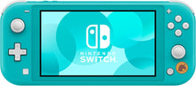 Nintendo Consola Switch Lite Animal Crossing: New Horizons Timmy Y Tommy Aloha Edition (Turquesa) Con Juego Preinstalado Y Suscripción De 12 Meses Switch Online