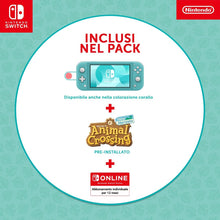 Nintendo Consola Switch Lite Animal Crossing: New Horizons Timmy Y Tommy Aloha Edition (Turquesa) Con Juego Preinstalado Y Suscripción De 12 Meses Switch Online